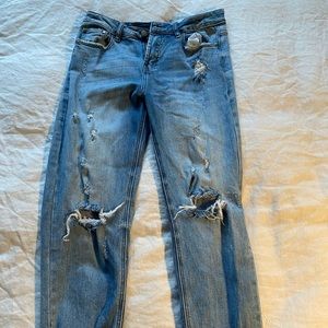 Fashion Nova Distressed Boyfriend Jeans